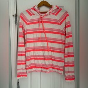 American Eagle Outfitters Pink and White Striped Top
